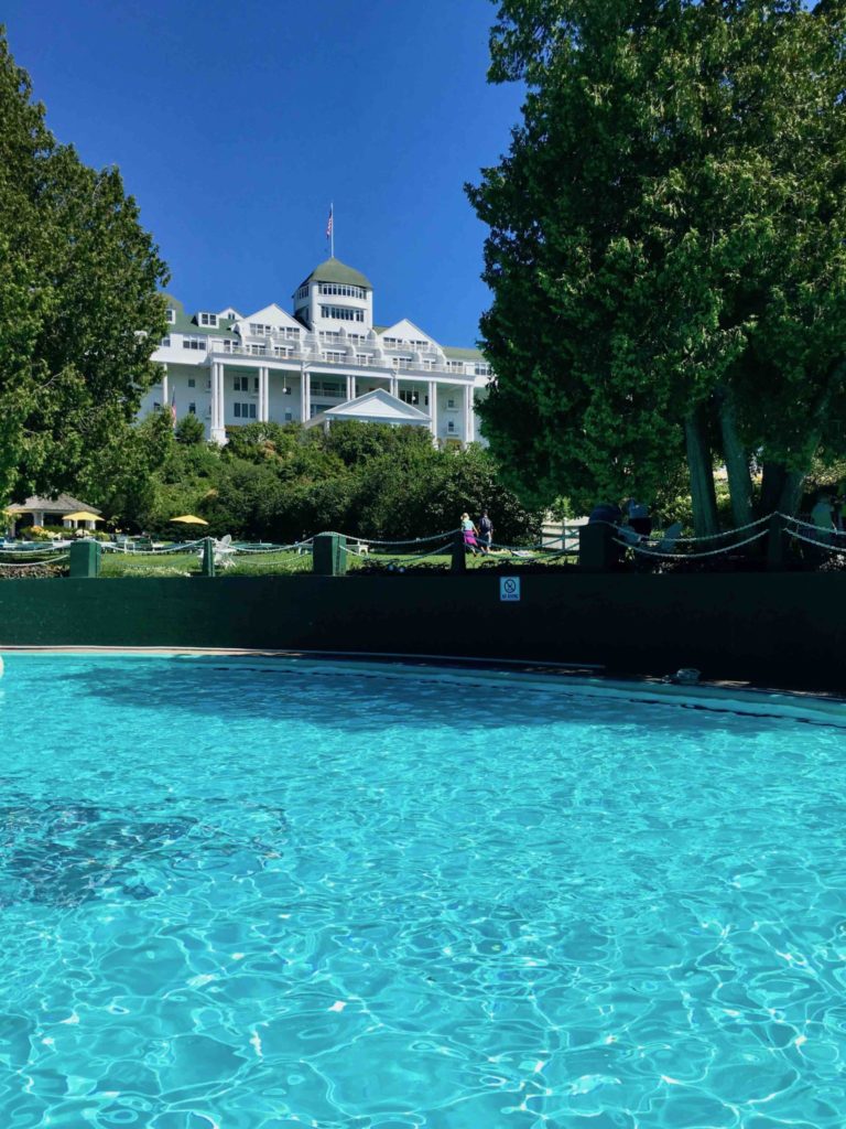 Esther Williams swimming pool at the Grand Hotel.