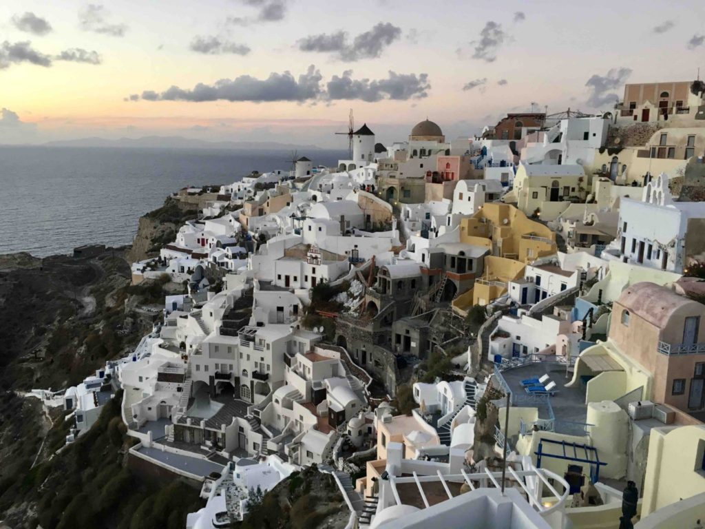 Oia just after sunset