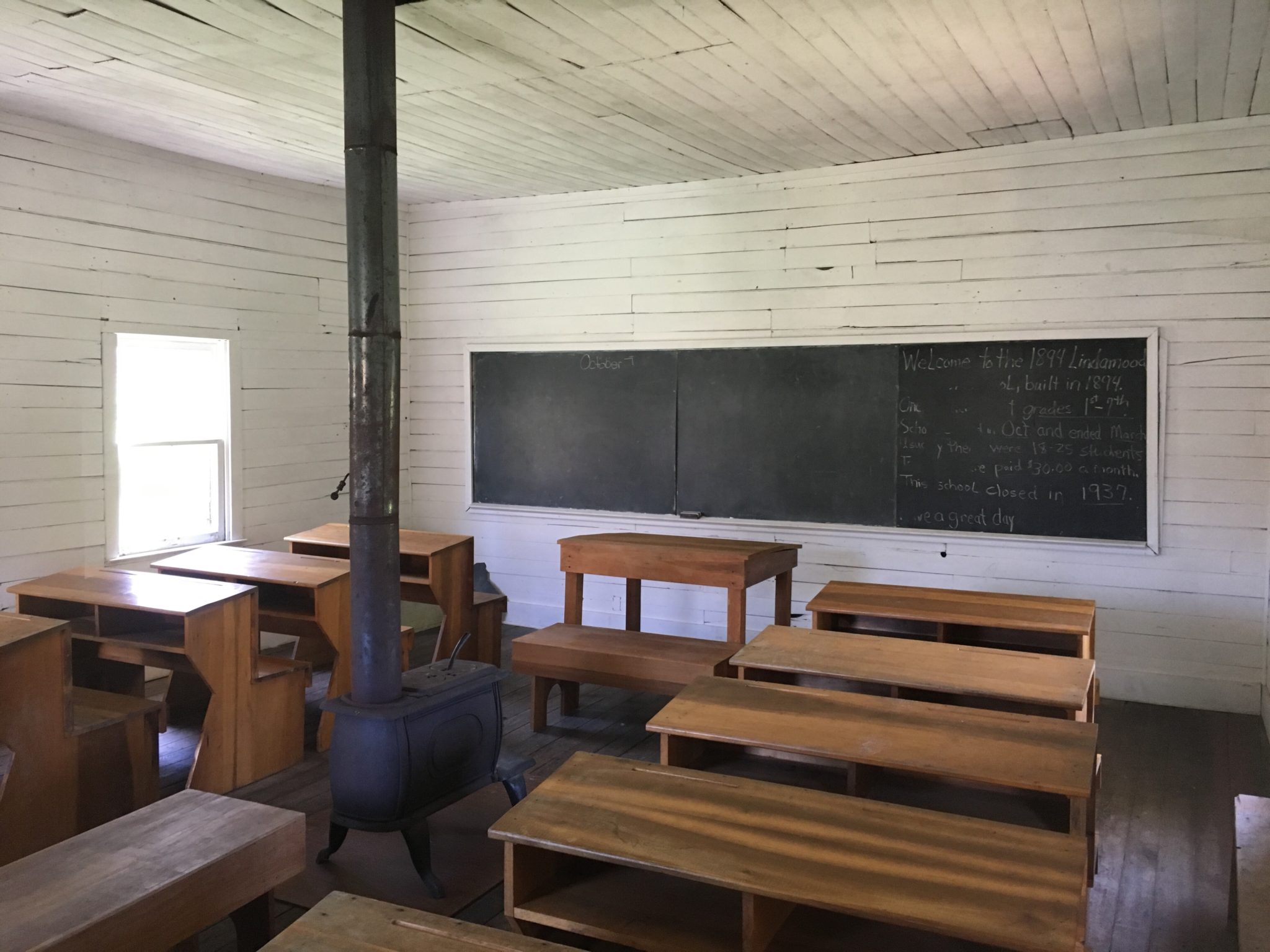Inside the schoolhouse