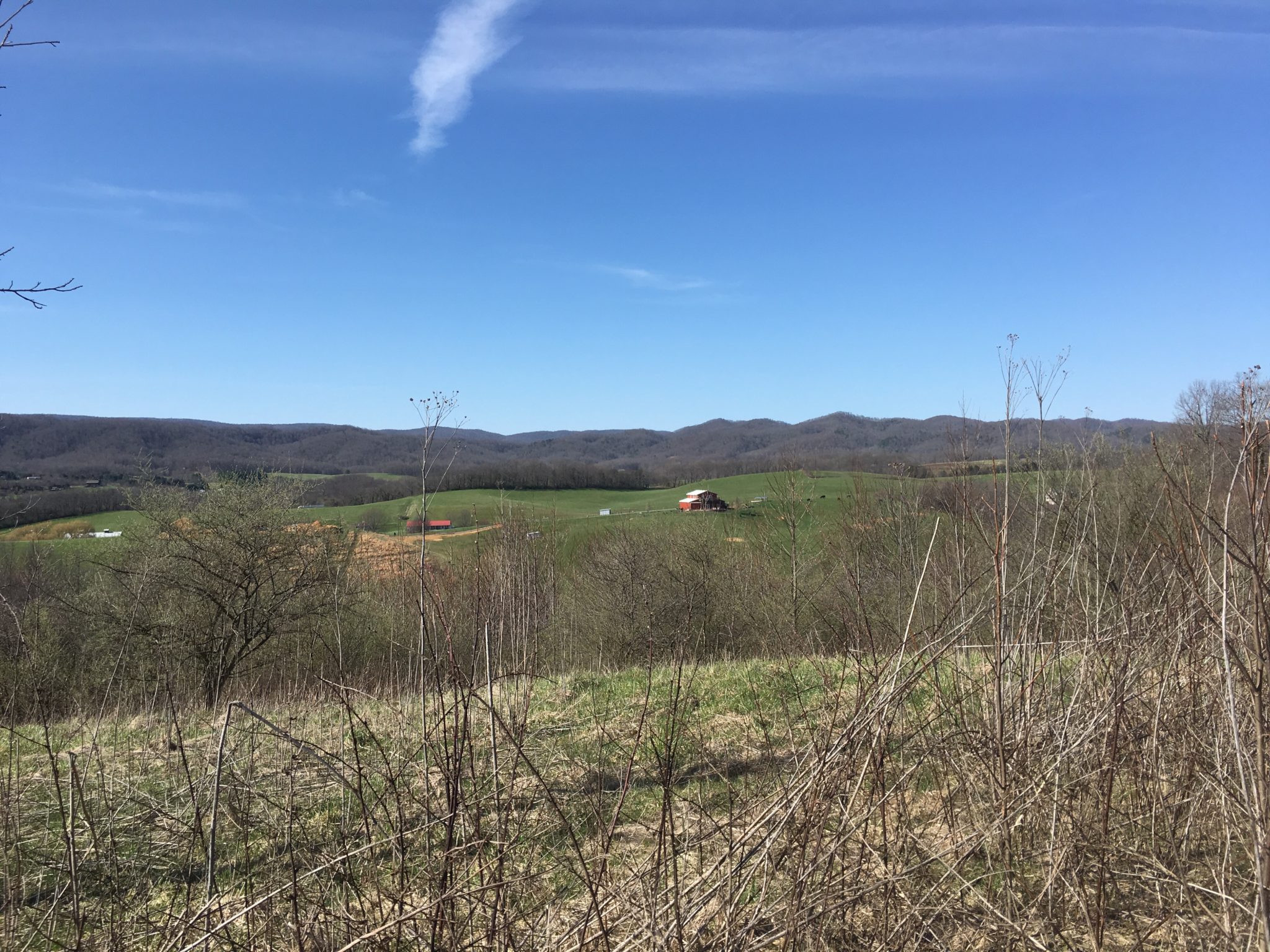 Blue skies over Virginia