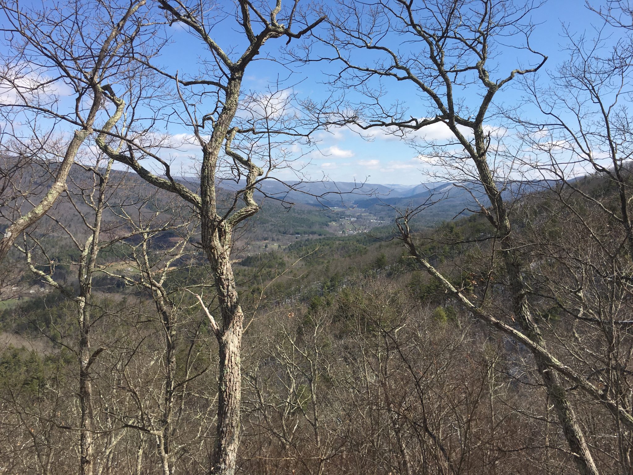 Beautiful views from atop the ridge