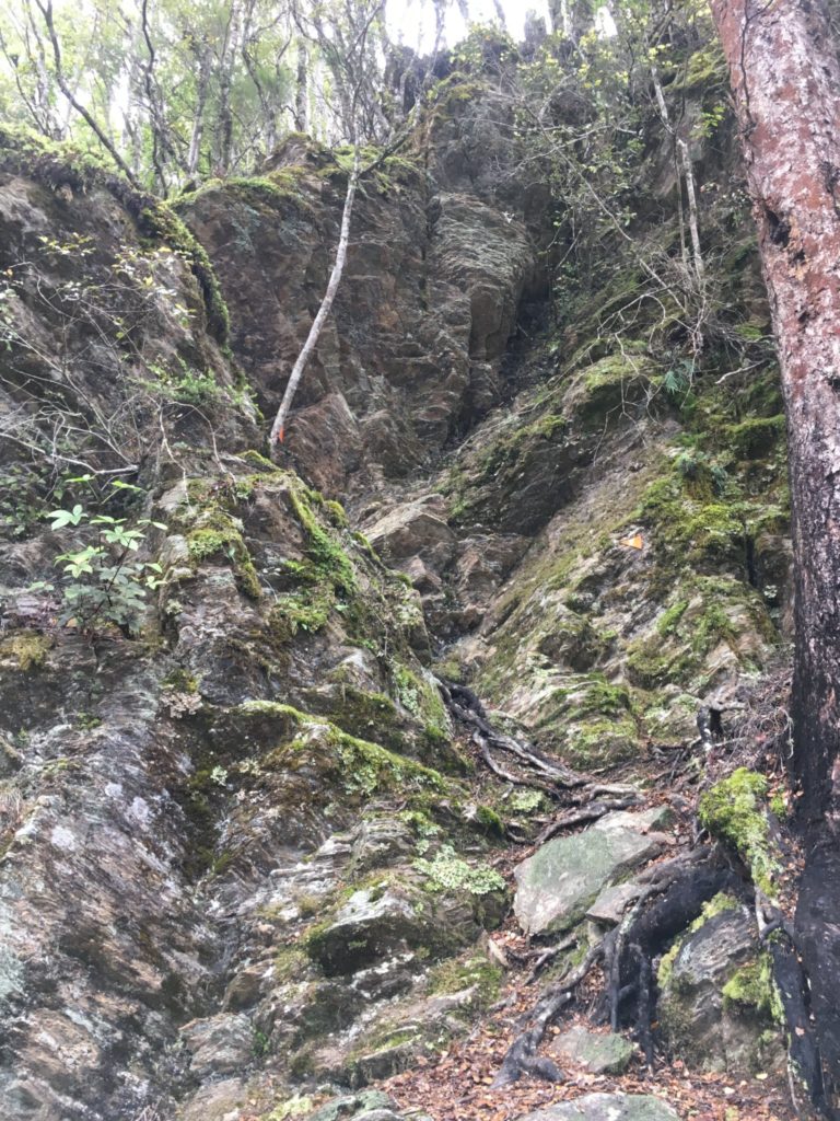 A particularly steep section