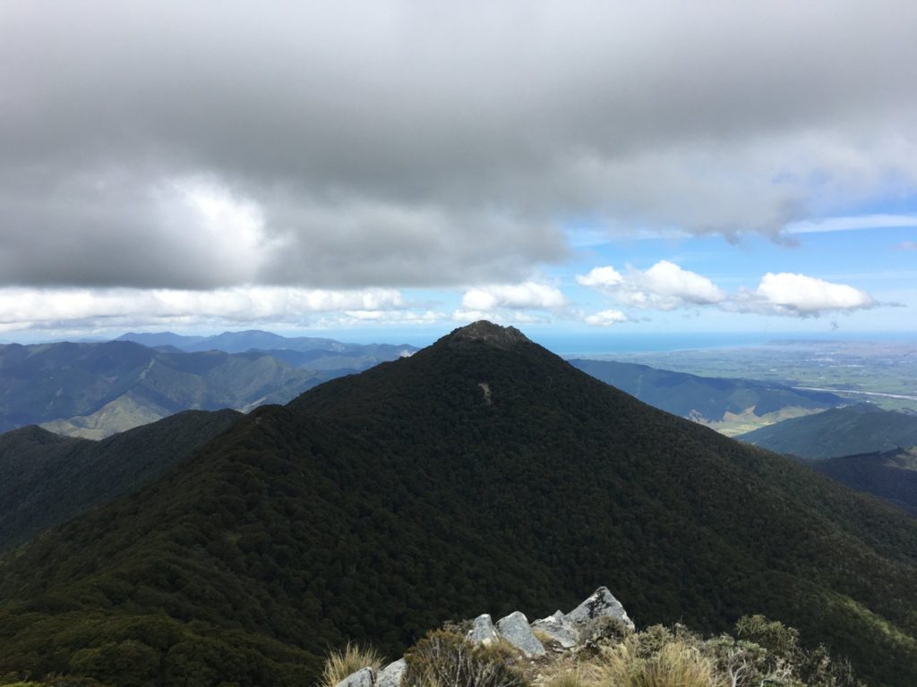 View of Mt. Riley from the summit of Mt. Sunday