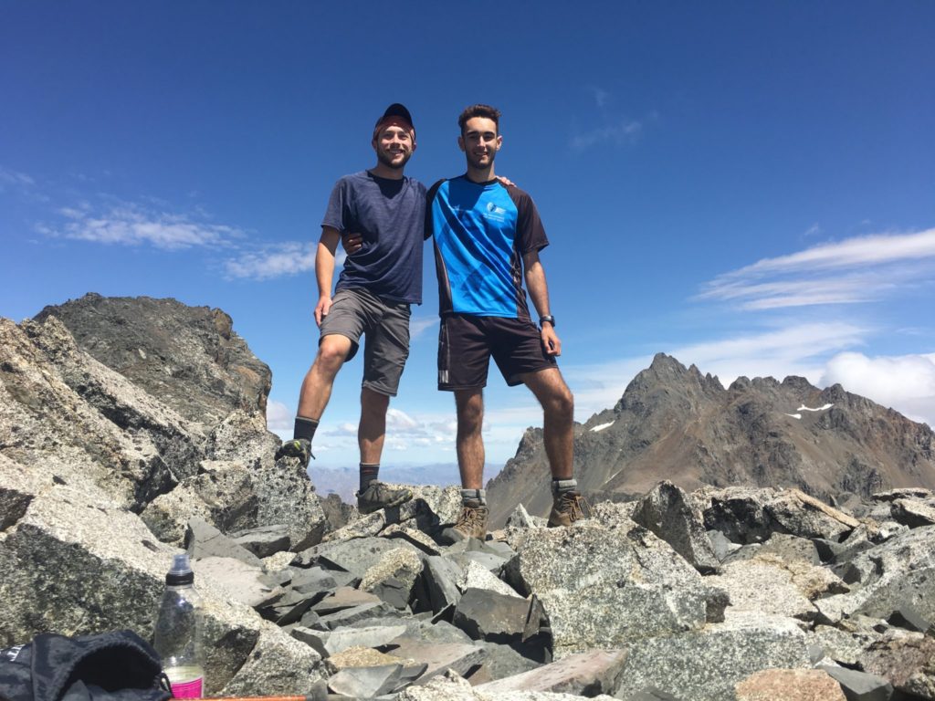 The intrepid hikers