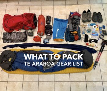 te araroa gear