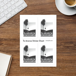 Te Araroa Sticker sheet